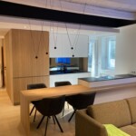 obývačka s kuchyňou interiery na mieru